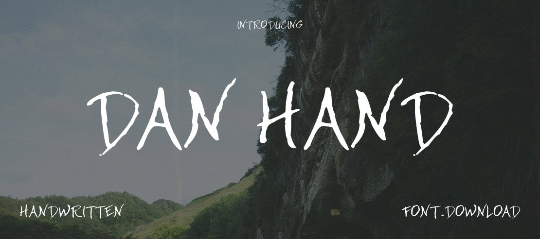 Dan Hand Font