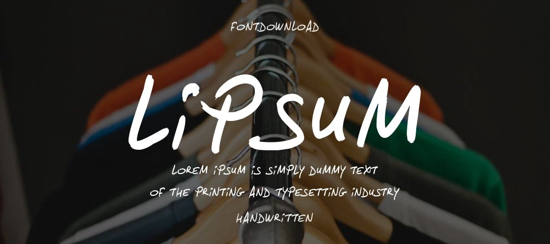 Lipsum Font