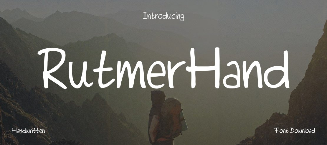 RutmerHand Font