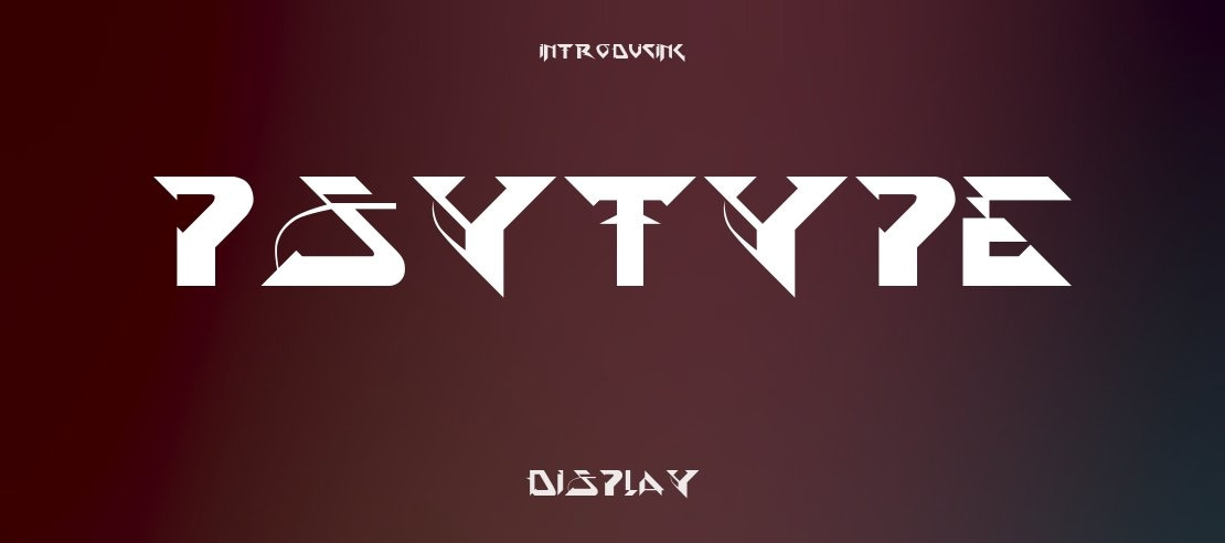 PsyType Font