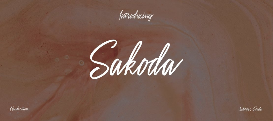 Sakoda Font