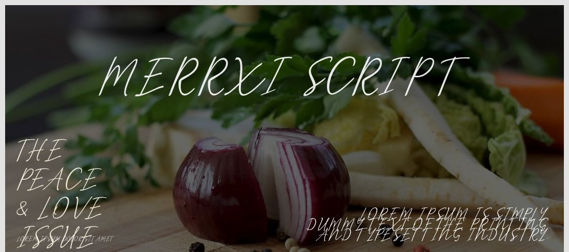 Merrxi Script Font