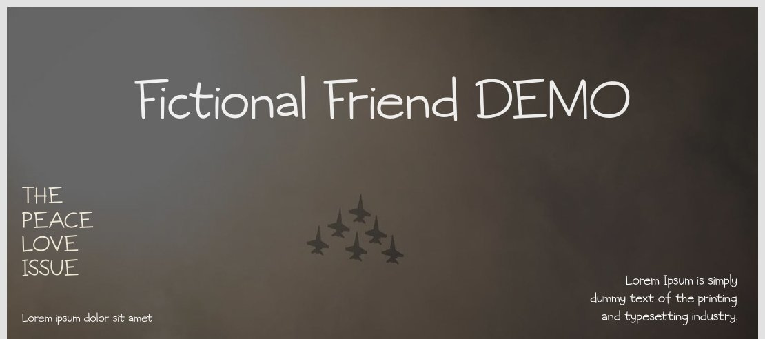 Fictional Friend DEMO Font