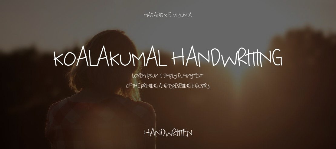 KoalaKumal Handwriting Font