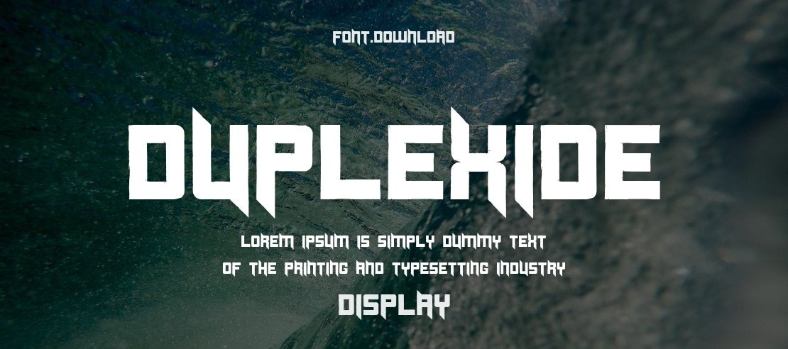 Duplexide Font