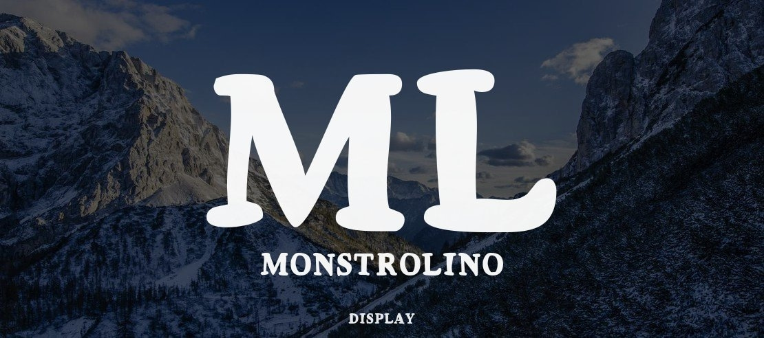 ML monstrolino Font
