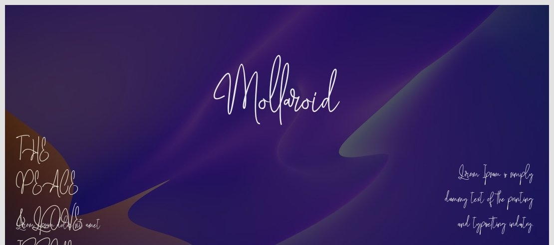 Mollaroid Font