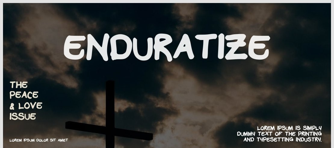 Enduratize Font