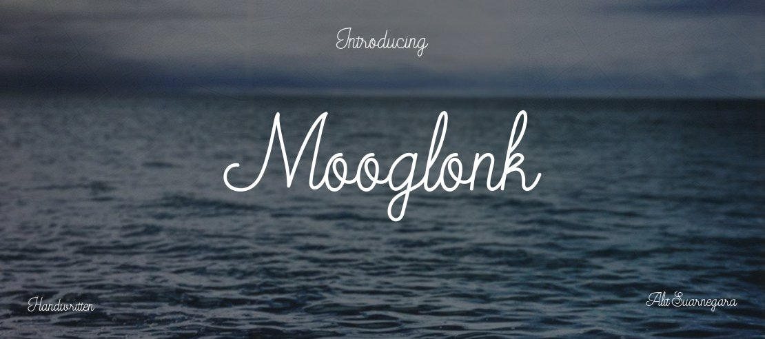 Mooglonk Font