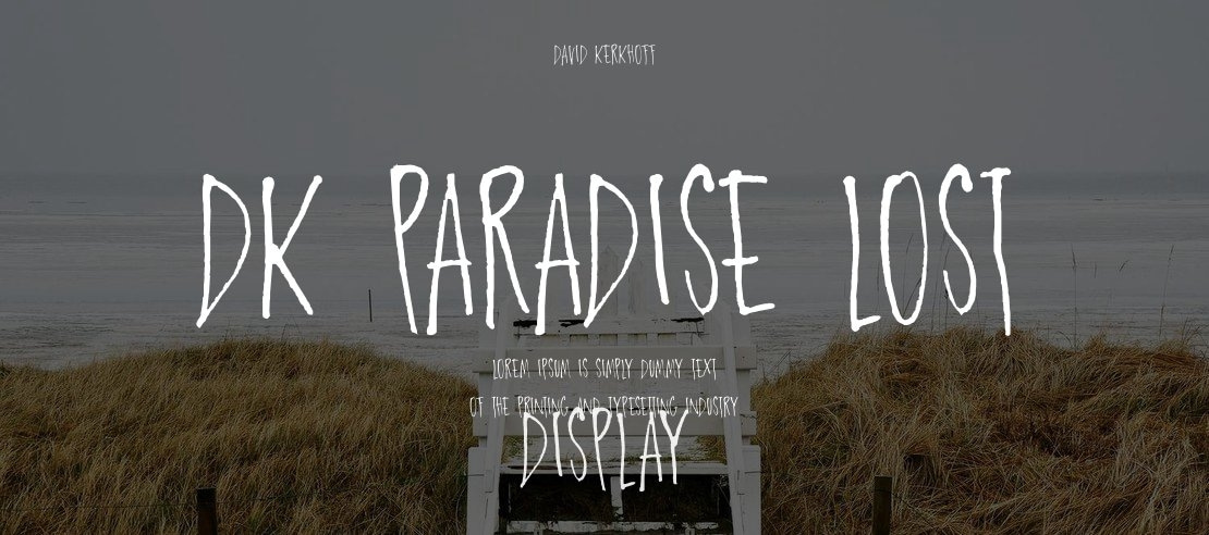 DK Paradise Lost Font