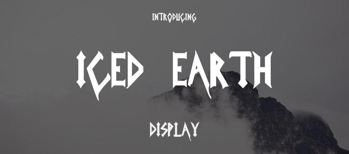 Iced Earth Font