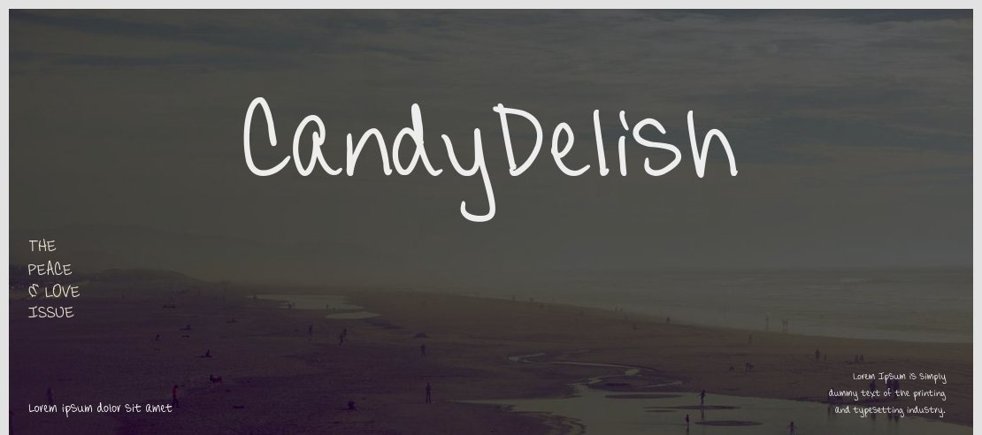 CandyDelish Font