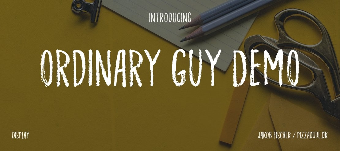 Ordinary Guy DEMO Font