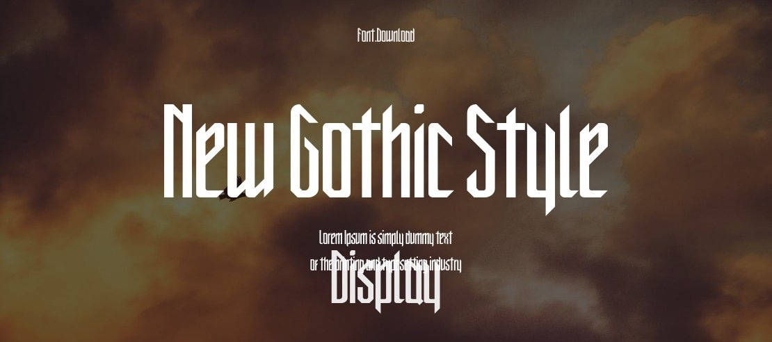 New Gothic Style Font