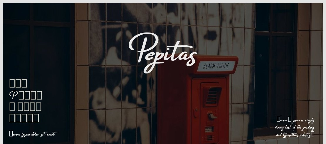 Pepitas Font