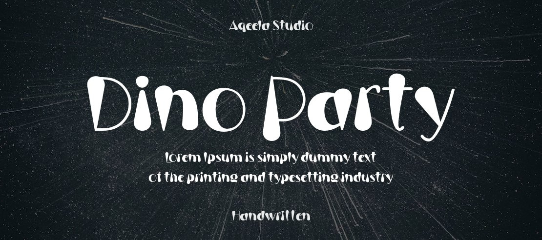 Dino Party Font