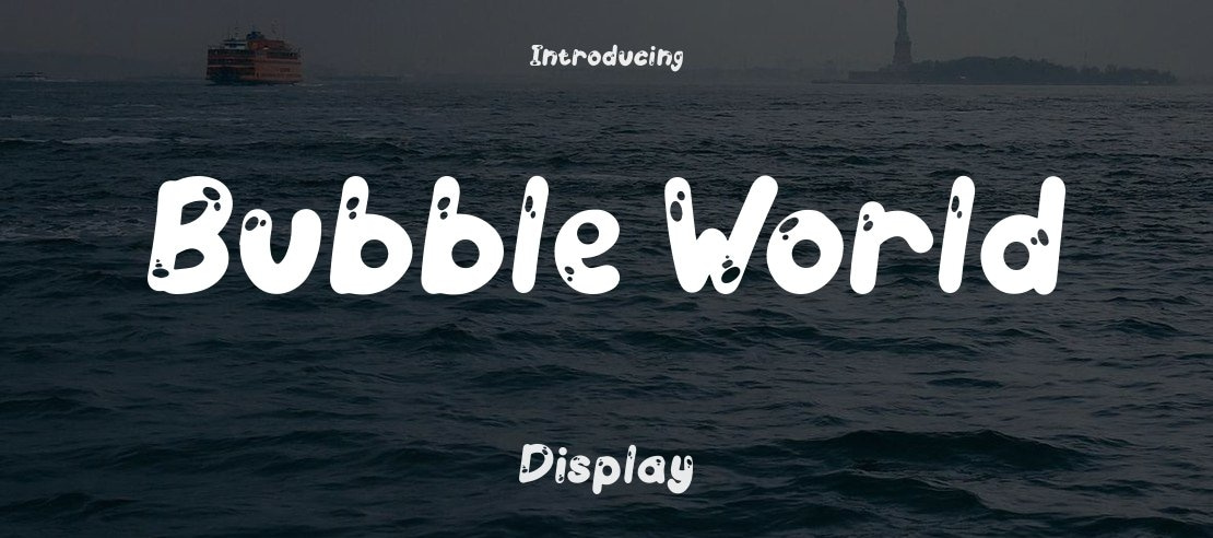 Bubble World Font