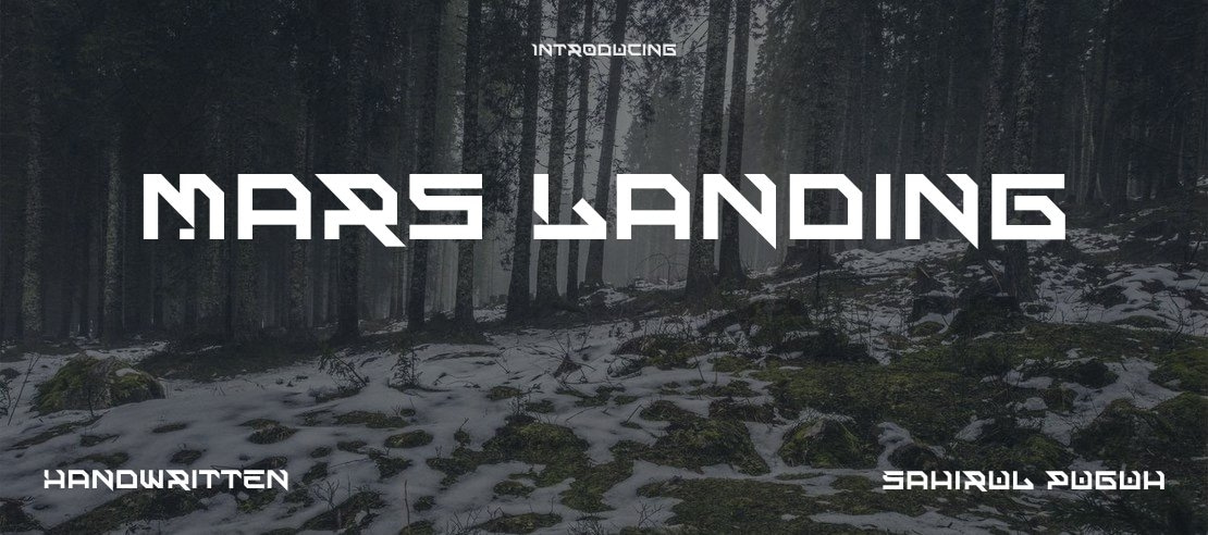 Mars Landing Font