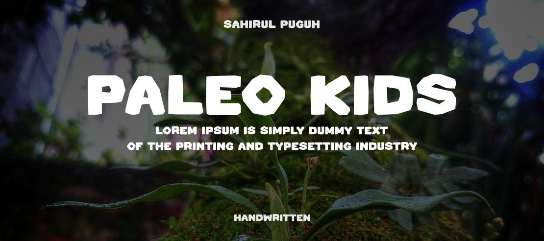 Paleo Kids Font