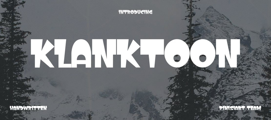 KLANKTOON Font