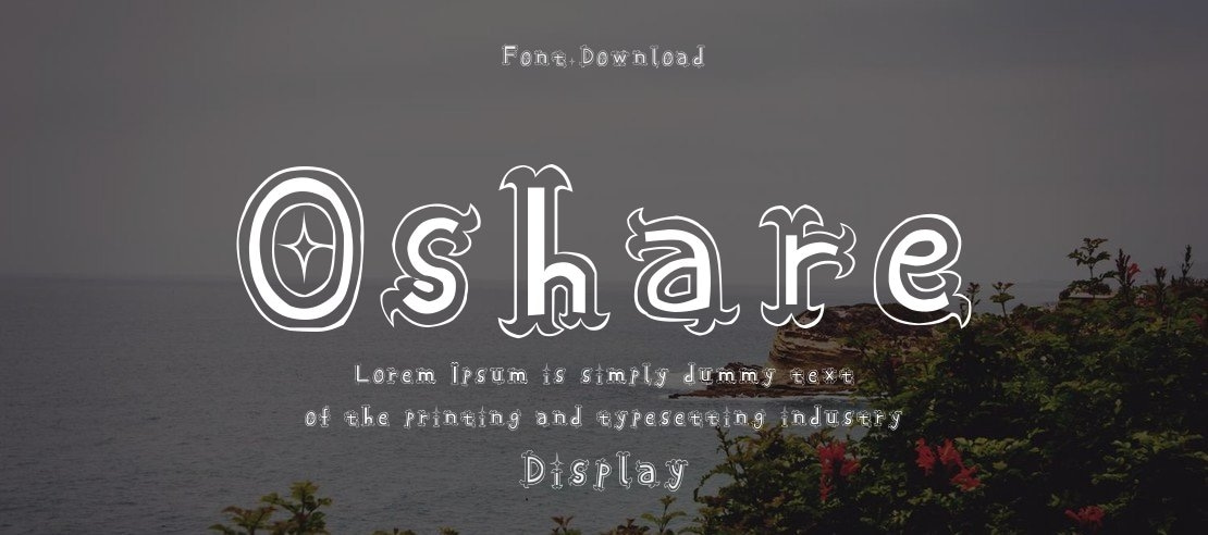 Oshare Font Family