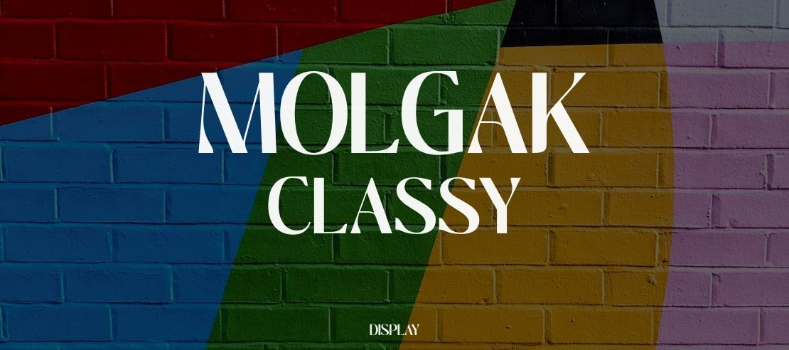 Molgak Classy Font