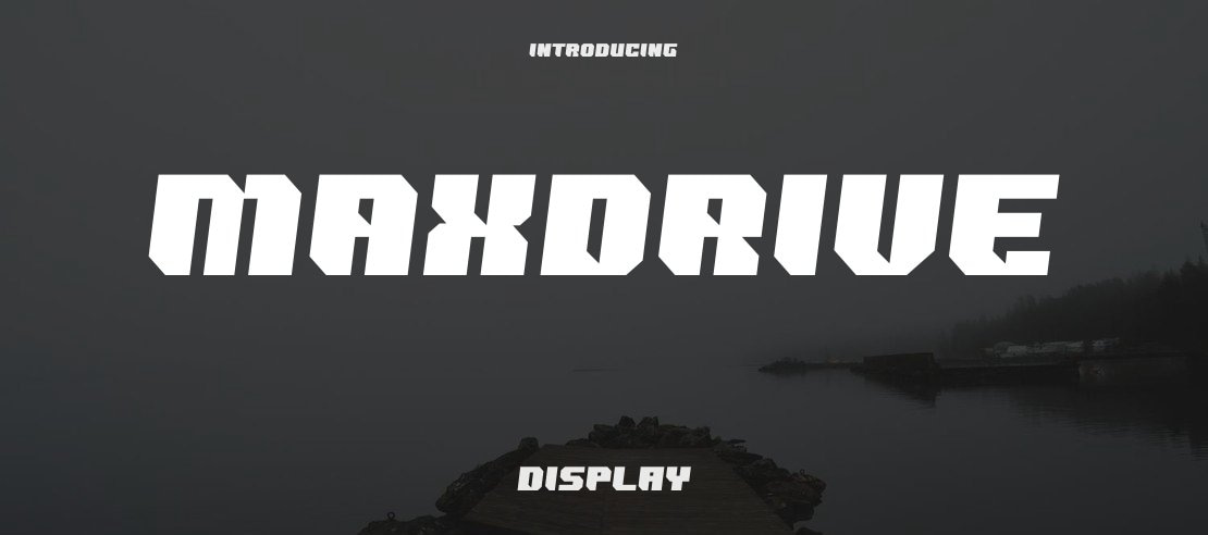 MAXDRIVE Font