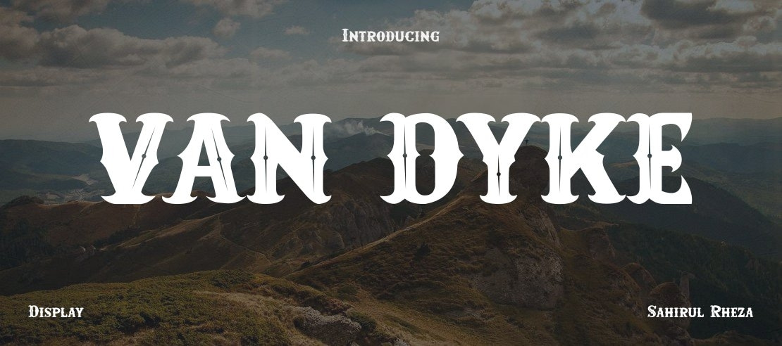 VAN DYKE Font