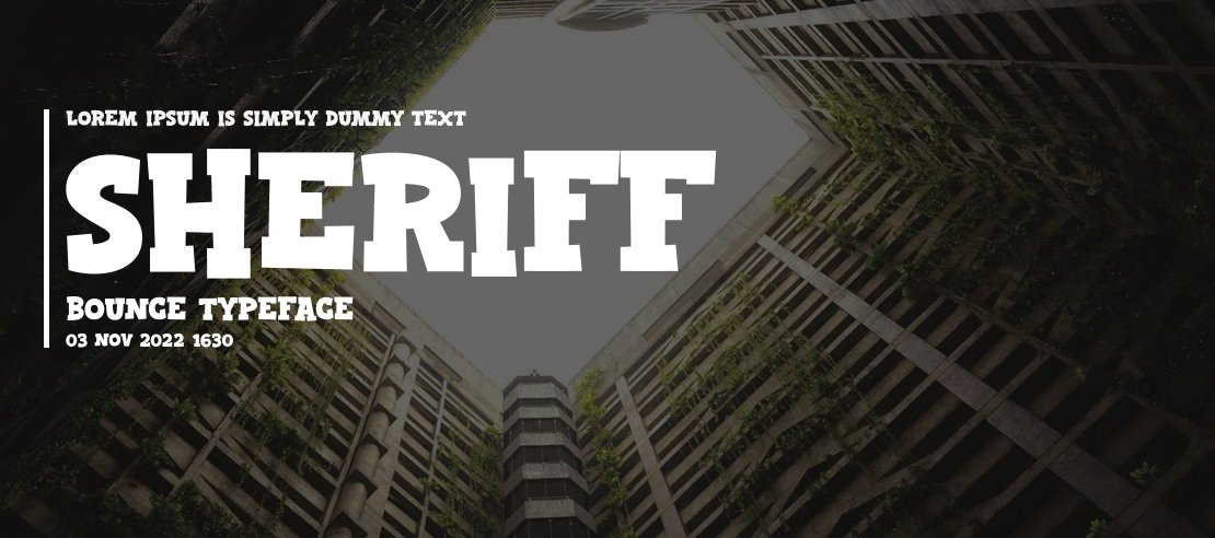 Sheriff Bounce Font