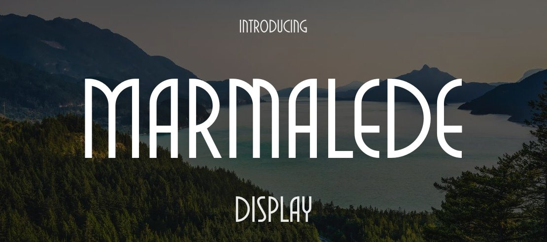 Marmalede Font Family