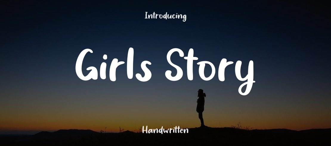 Girls Story Font