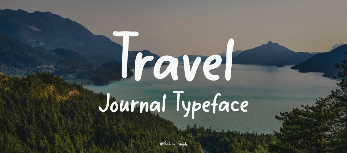 Travel Journal Font