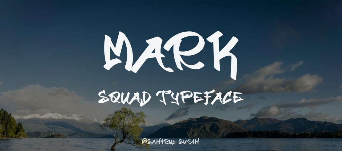 Mark Squad Font