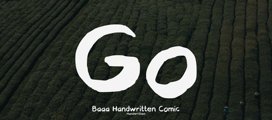 Go Baaa Handwritten Comic Font