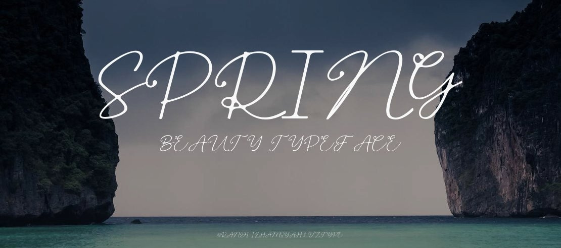 Spring Beauty Font