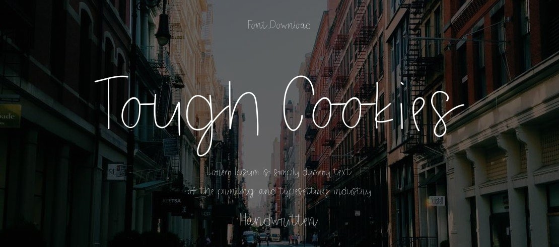 Tough Cookies Font