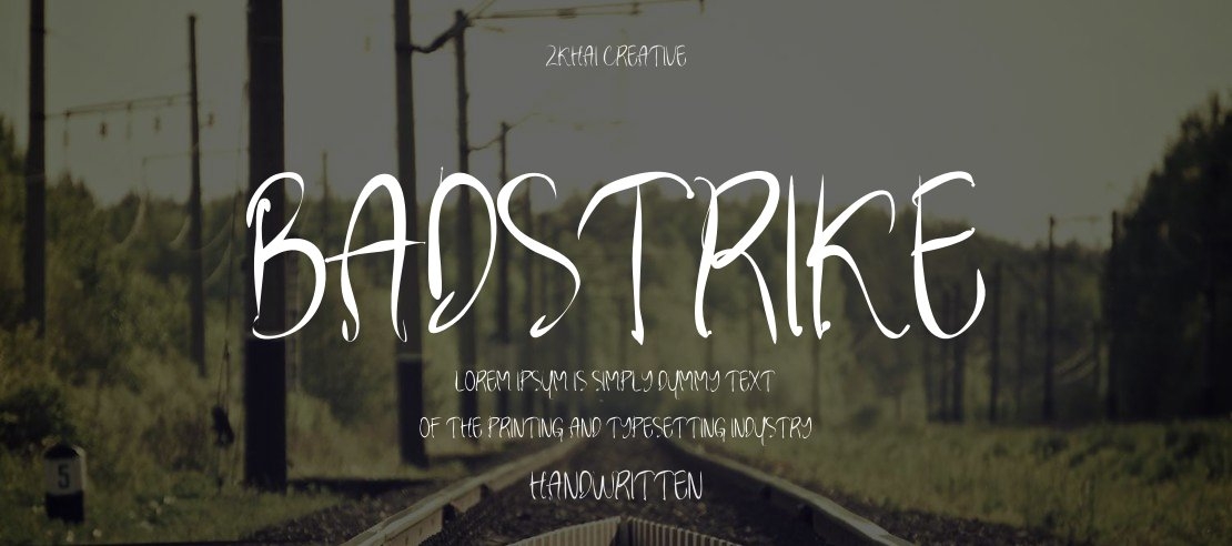 BadStrike Font