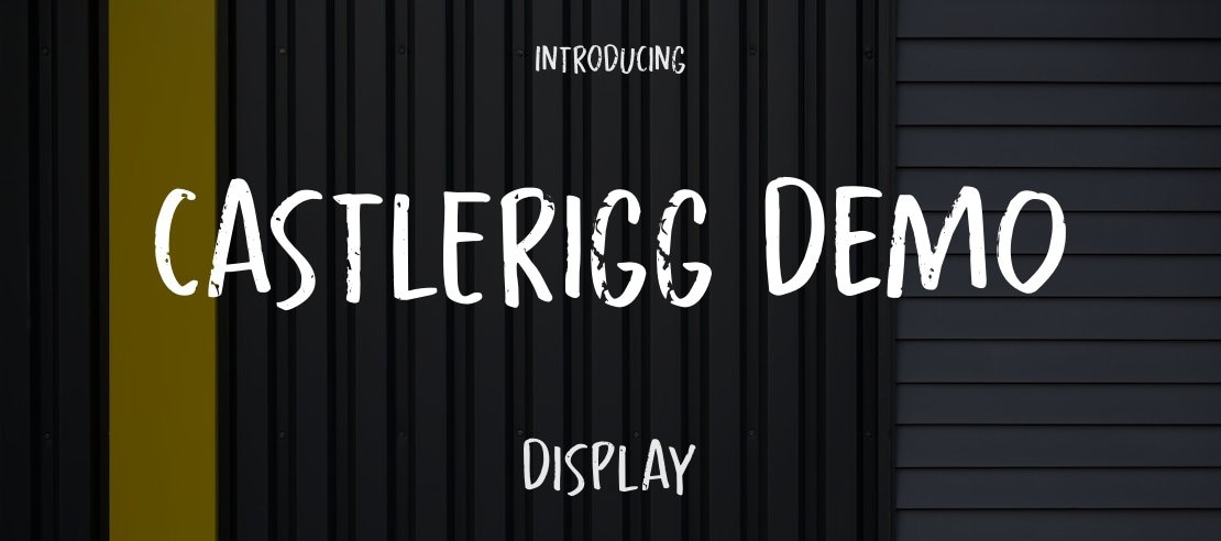 Castlerigg DEMO Font