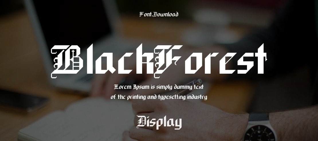 BlackForest Font