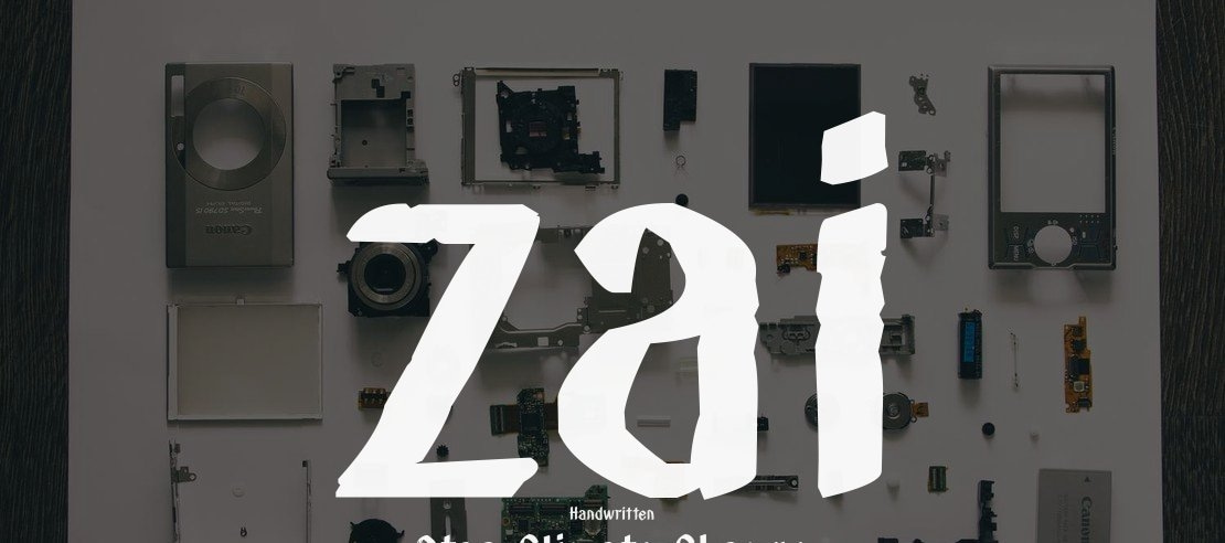 zai Stop Climate Change Font