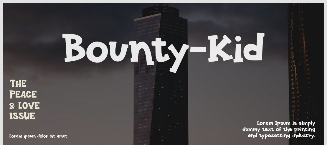 Bounty-Kid Font