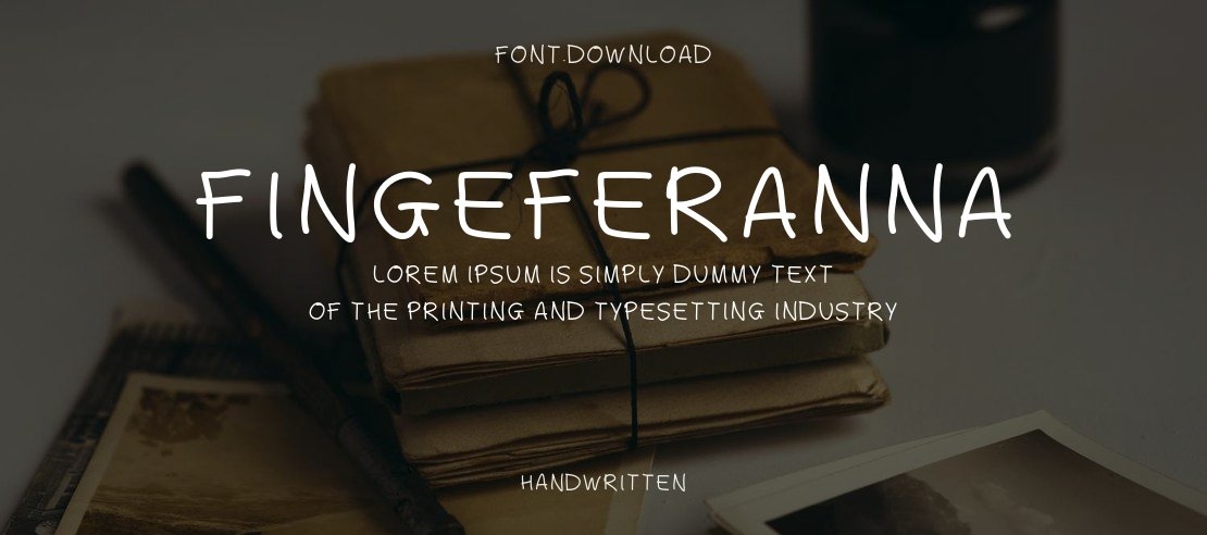Fingeferanna Font