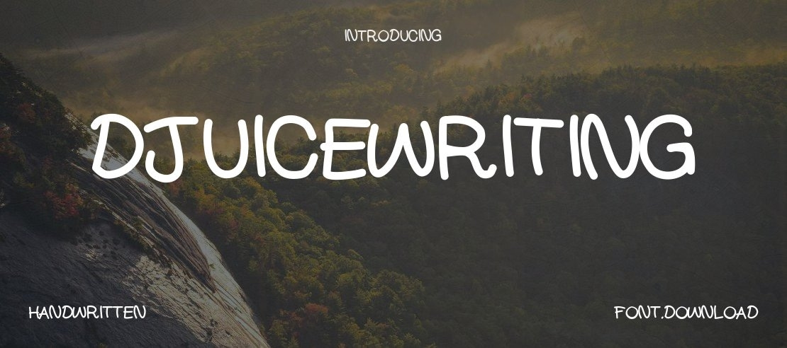 DjuiceWriting Font