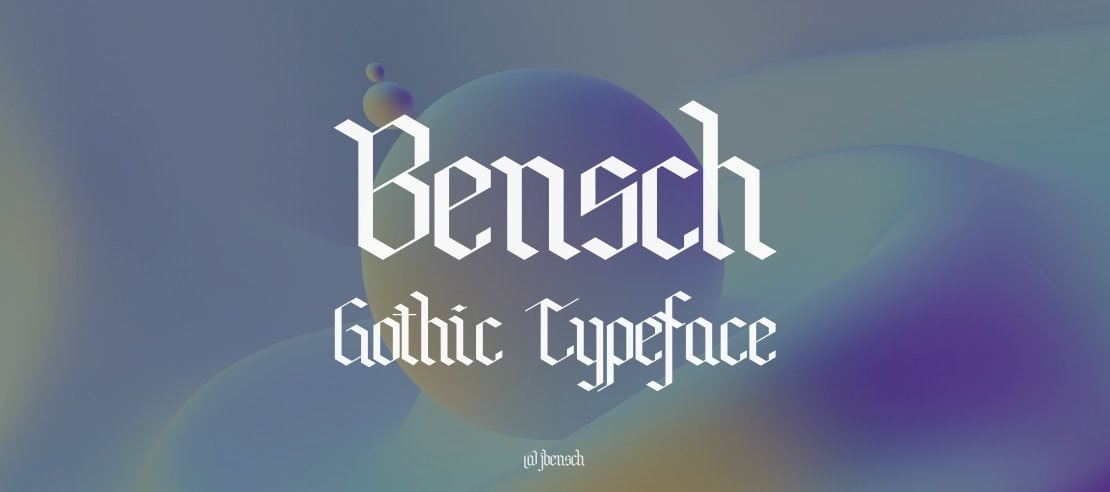 Bensch Gothic Font Family