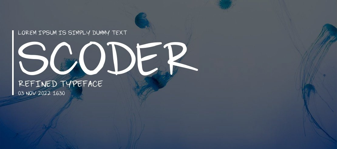 Scoder Refined Font