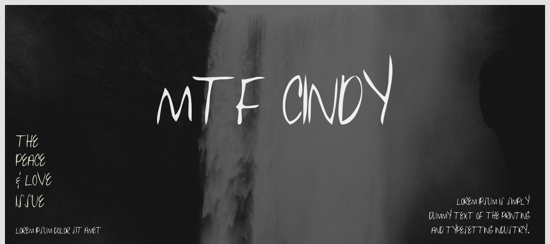 MTF Cindy Font