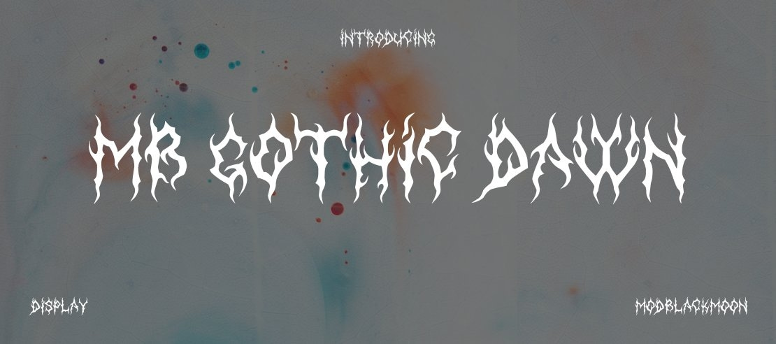 MB Gothic Dawn Font