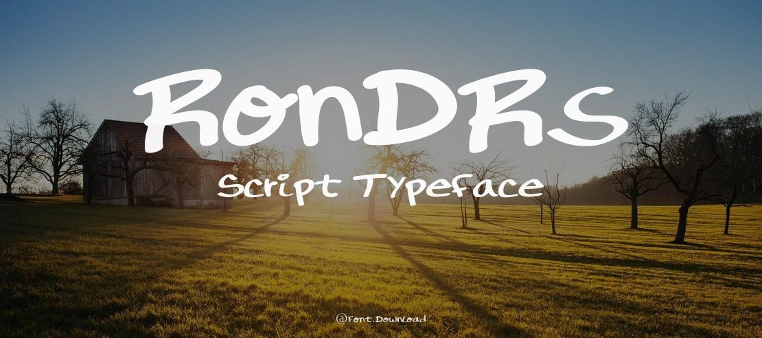 RonDRs Script Font