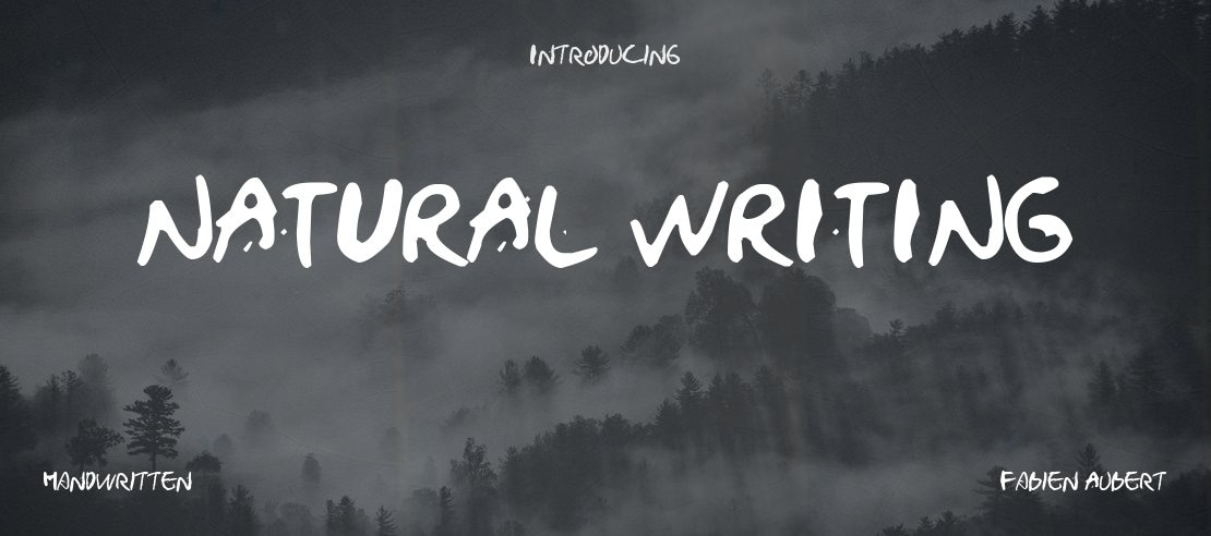 NATURAL WRITING Font