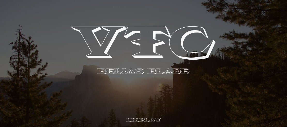 VTC Belias Blade Font Family